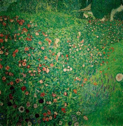 Italienische Gartenlandschaft von Gustav Klimt